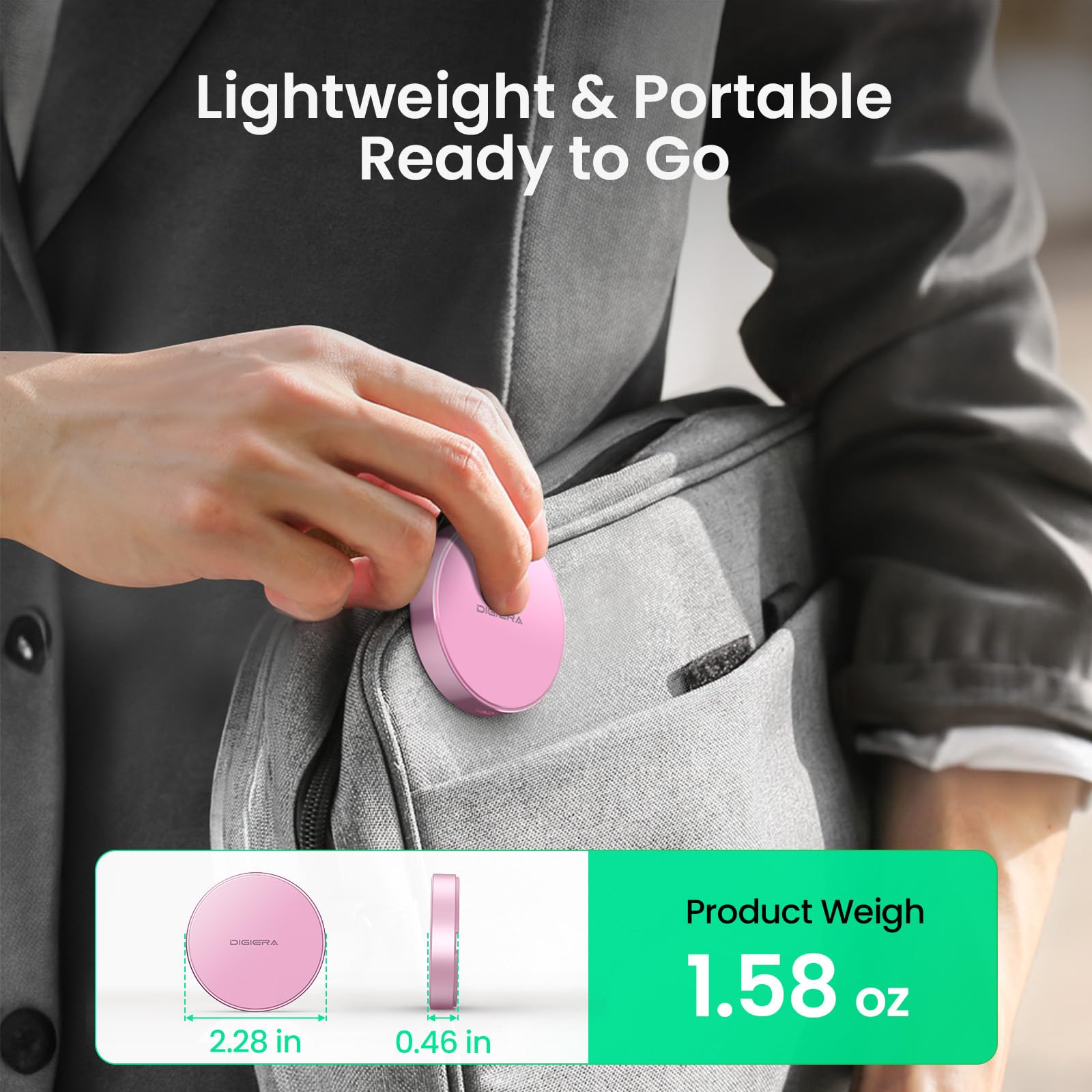 Compact pink portable ssd 512gb, weighing just 1.58 oz for convenient mobile storage