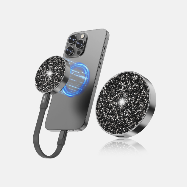Diamond Encrusted Magnetic Portable SSD