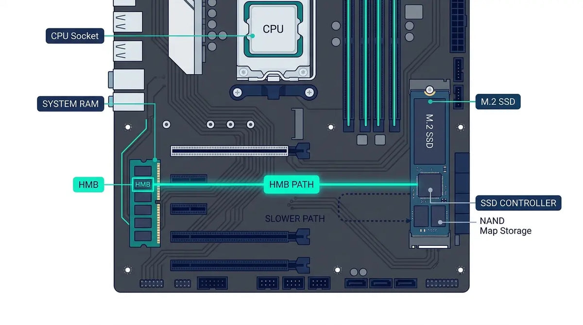 DRAM Less SSD vs DRAM SSD_ What HMB Changes and When It Fits
