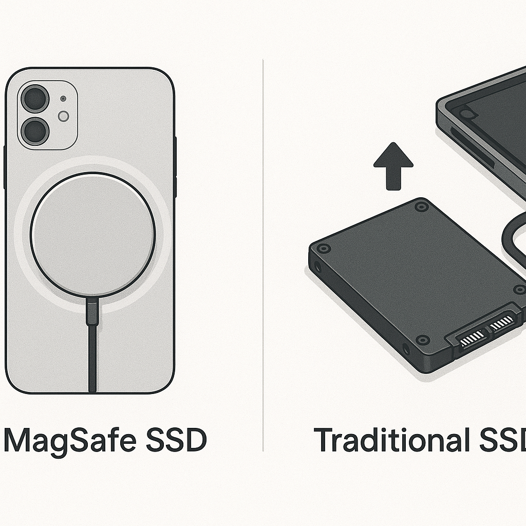MagSafe SSD vs Traditional SSD: The Future of Portable Storage with Digiera