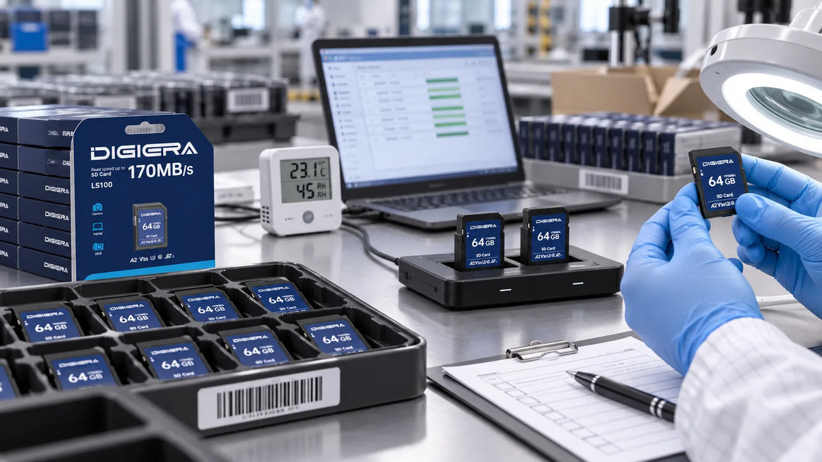 UHS-II V60 and V90 SD Card Lot Acceptance Plan: Sampling, Speed Binning and Traceability