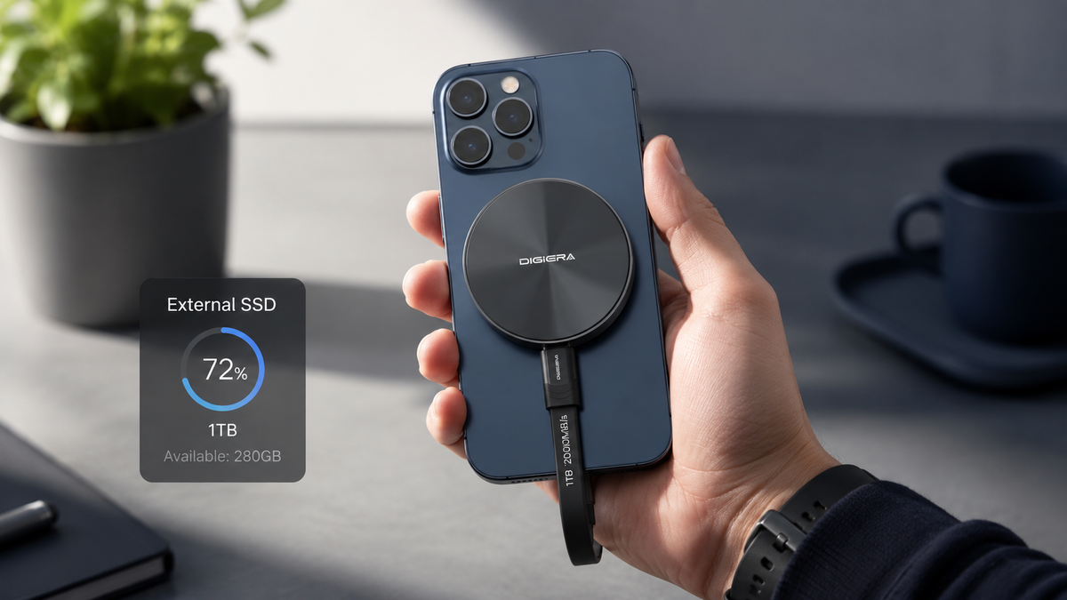 Does an External SSD Drain Your iPhone Battery? Power Draw, Heat and Recording Time Explained