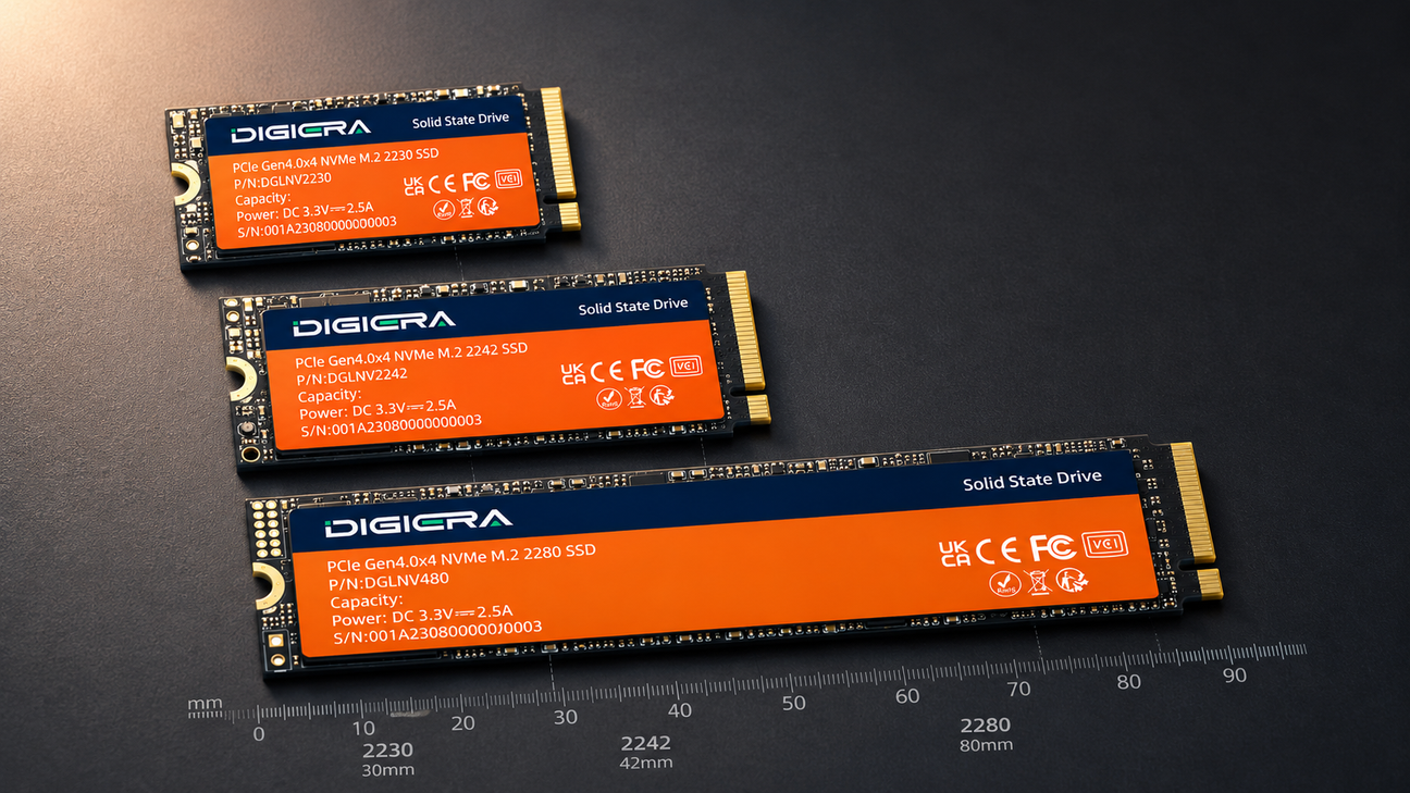 M.2 SSD Sizes Explained: 2230, 2242, 2280 and Which One Fits Your Laptop or Handheld