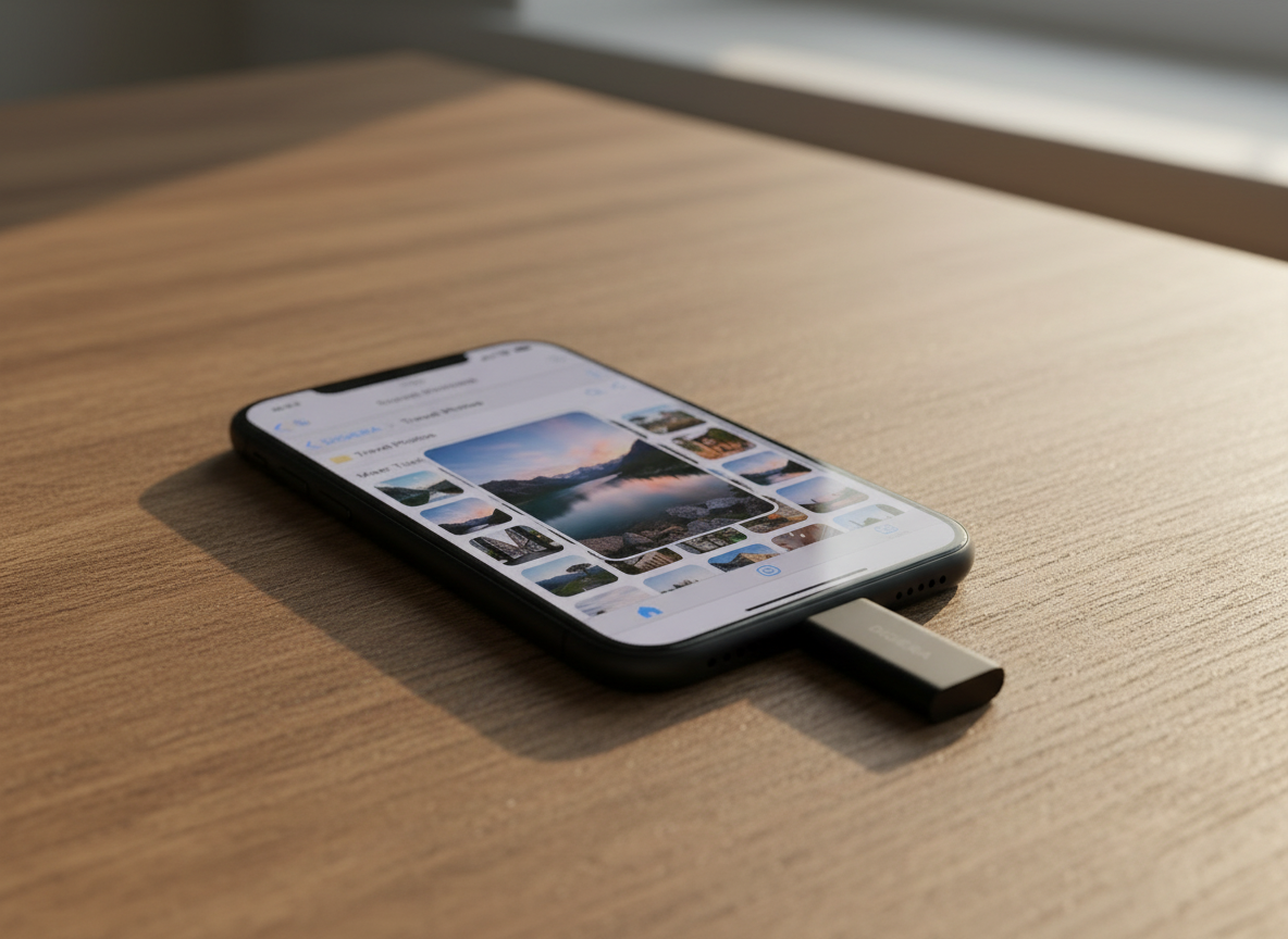 How to Transfer Photos from iPhone to Flash Drive