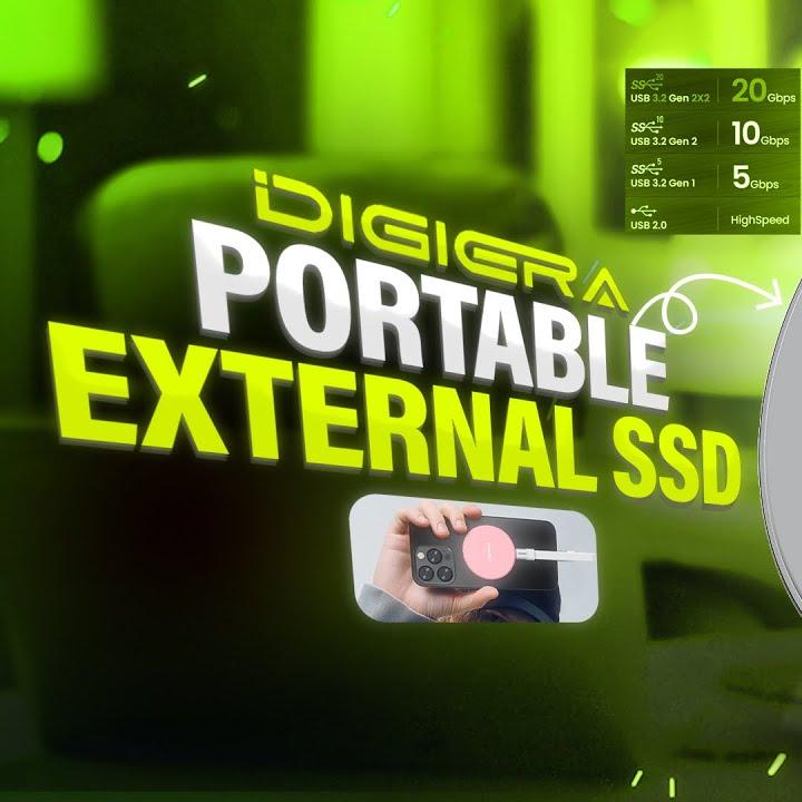 Top Portable SSD of 2025: DigiEra Magnetic Portable SSD