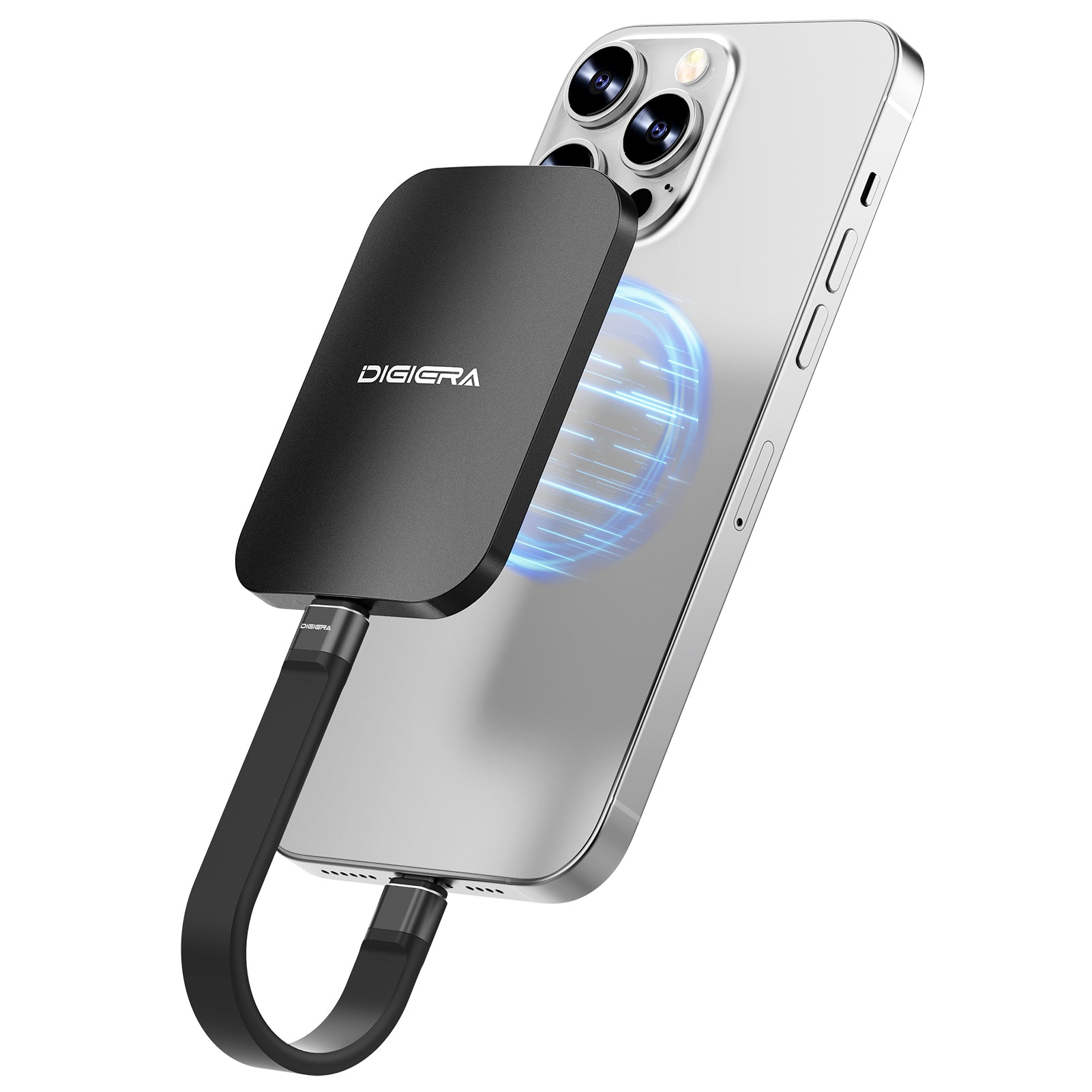 DIGIERA LPS2000M Endura SSD – MagSafe Portable SSD for iPhone External Storage Solution