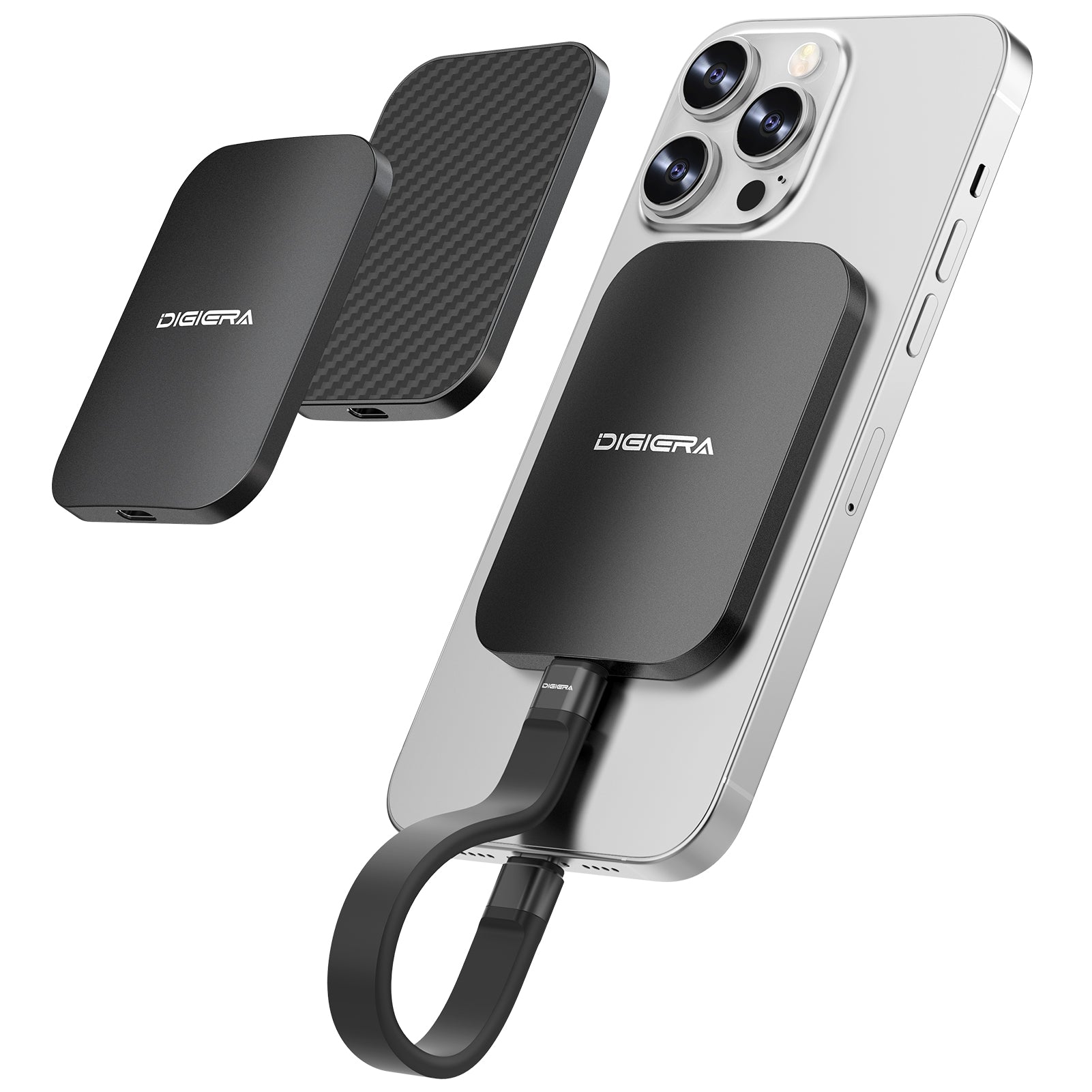 DIGIERA LPS2000M Endura SSD – MagSafe Portable SSD for iPhone External Storage Solution