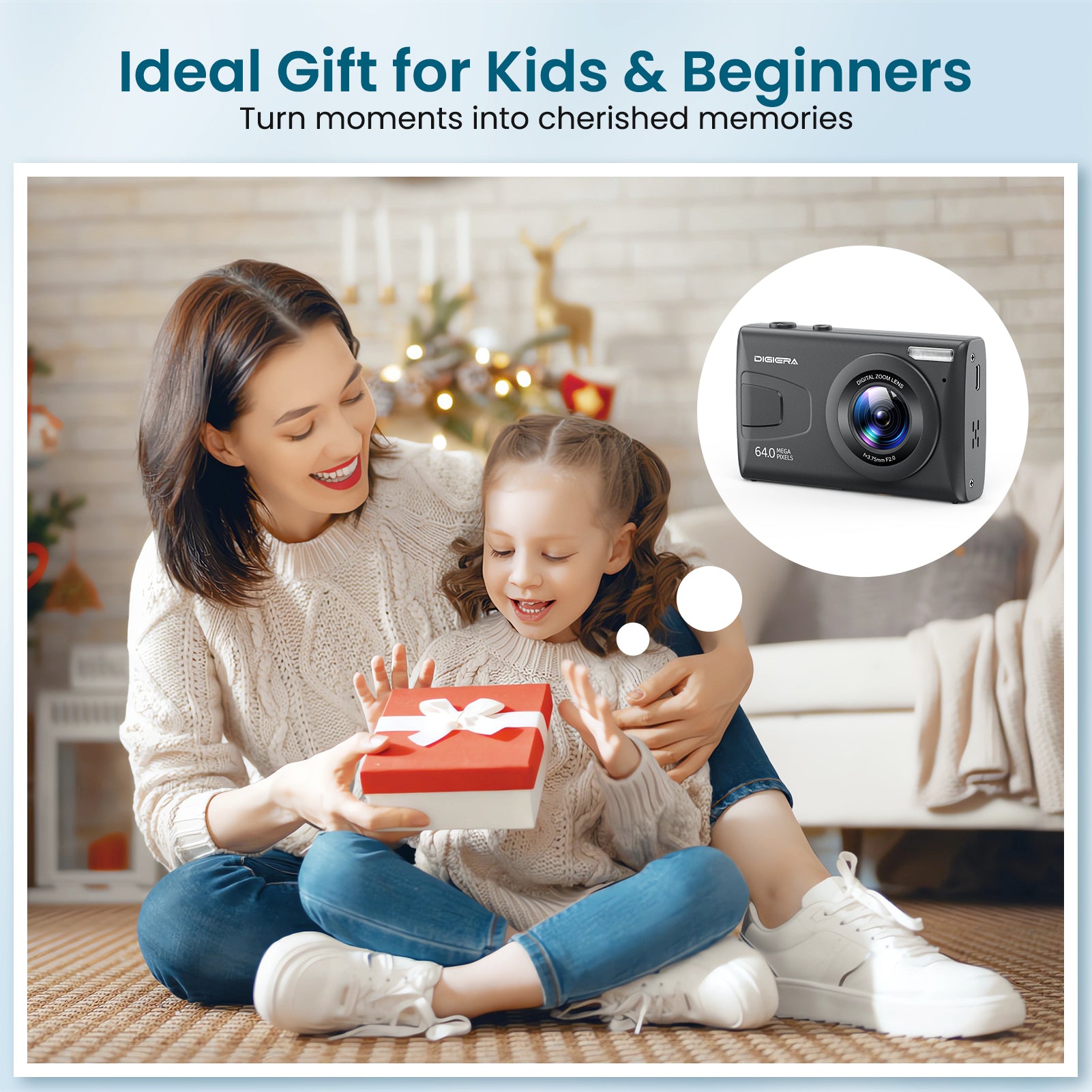 4K Digital Camera UHD – Exceptional Image Quality for Photography, Video, and Live Streaming