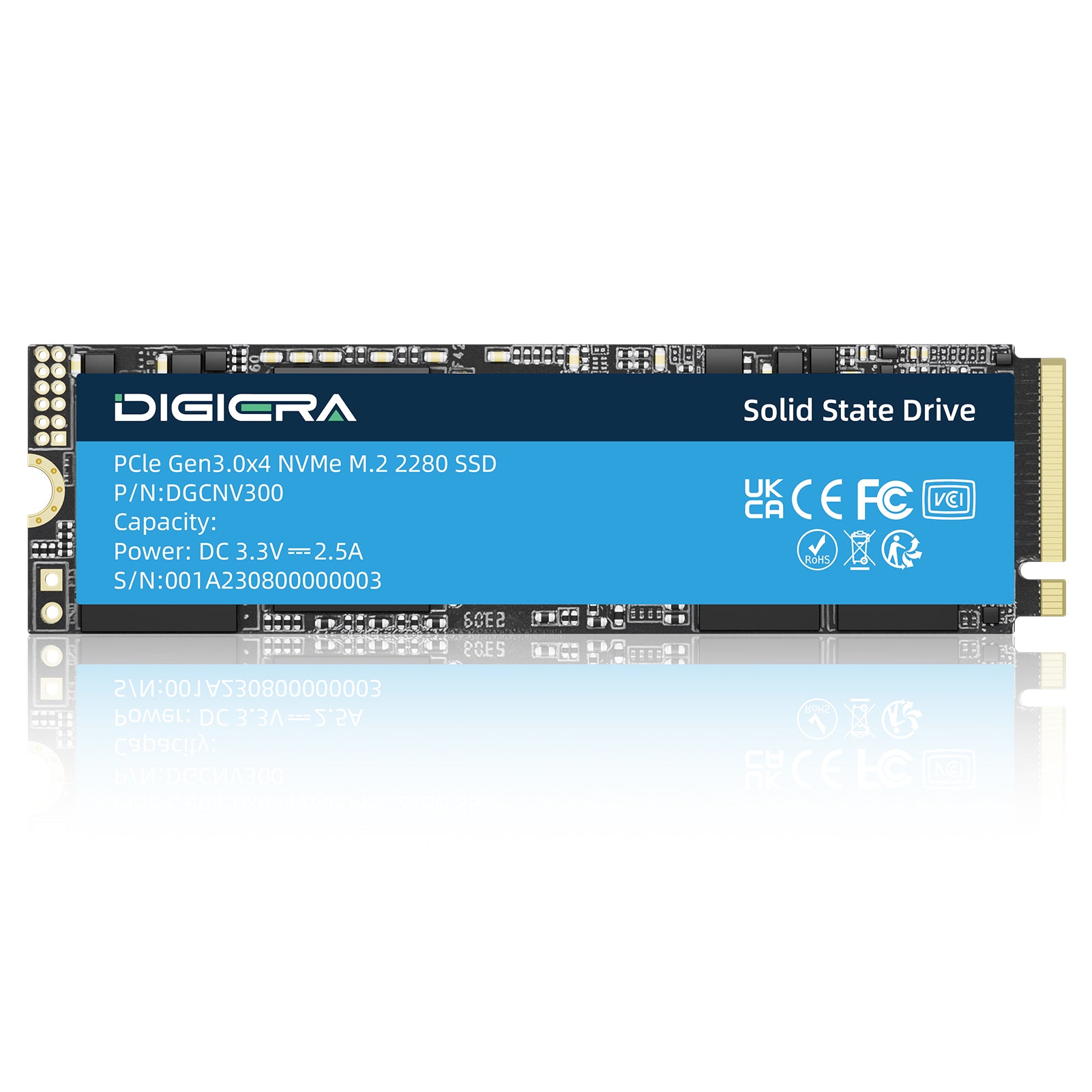 内蔵型SSD KOWIN CNV300 1TB SSD M.2 2280 CNV300 NVMe SSD for Gaming – PCIe Gen 3.0×4 M.2 2280 Drive