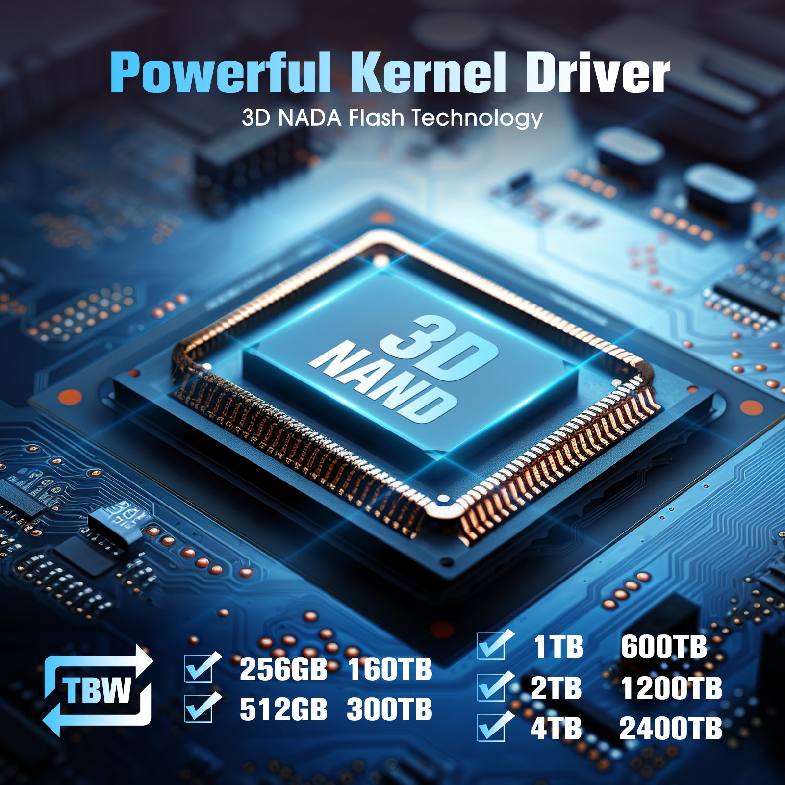 CNV300 NVMe SSD for Gaming – PCIe Gen 3.0 M.2 2280