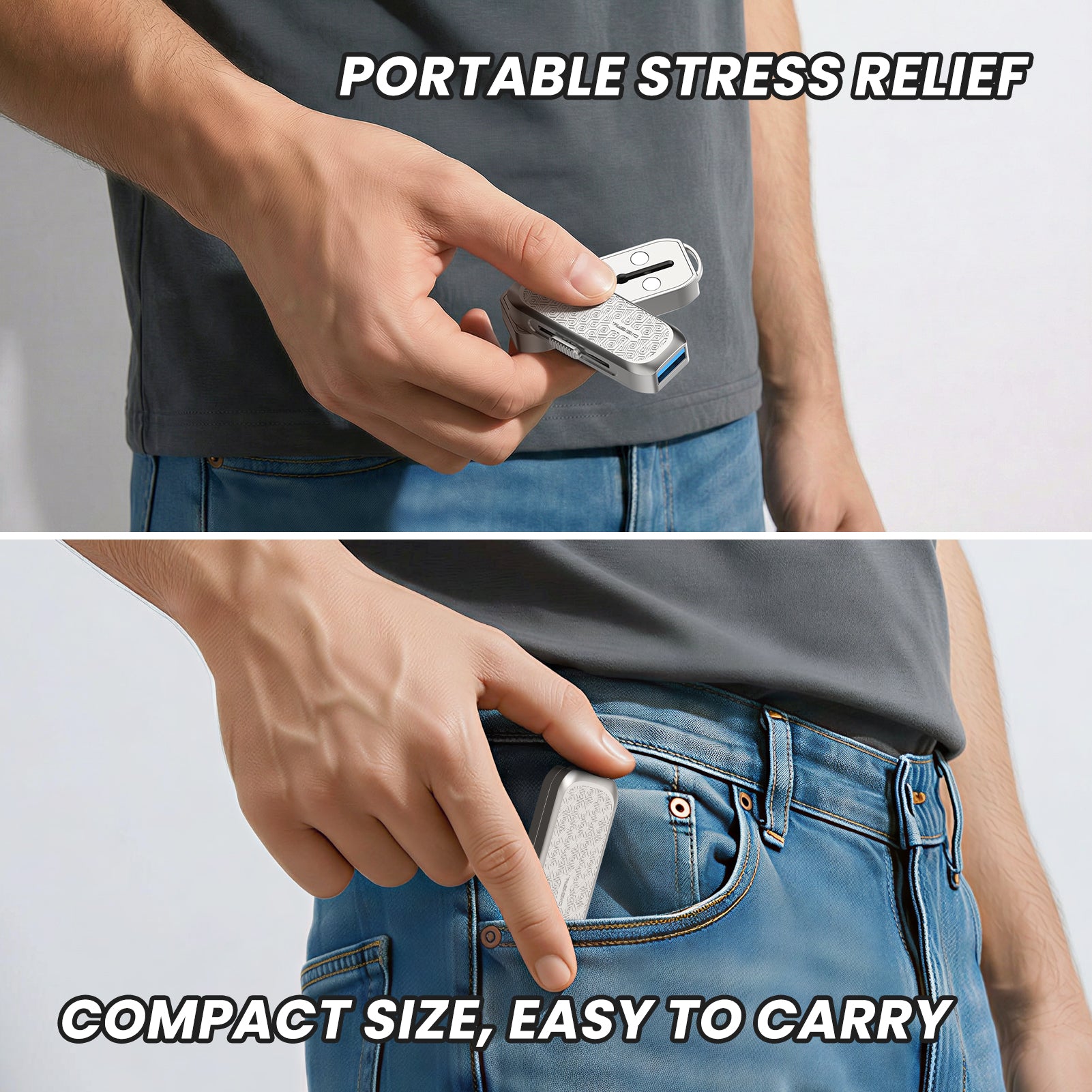 DIGIERA EDC Dual-Interface USB A+C Flash Drive