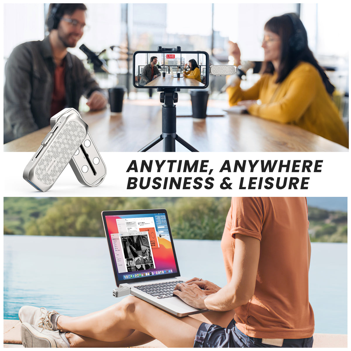 DIGIERA EDC Dual-Interface USB A+C Flash Drive