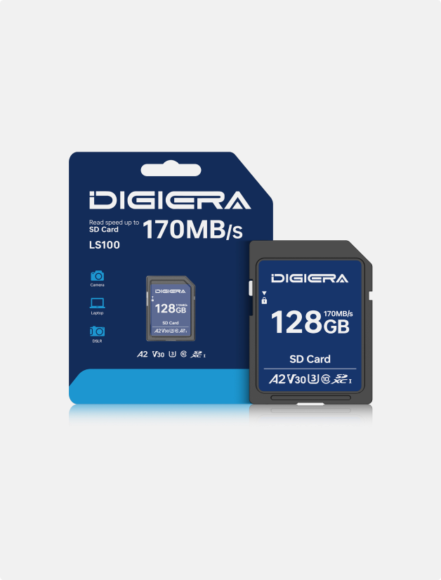 LS100 SD Card — Reliable Storage for Travel & Outdoor Adventures