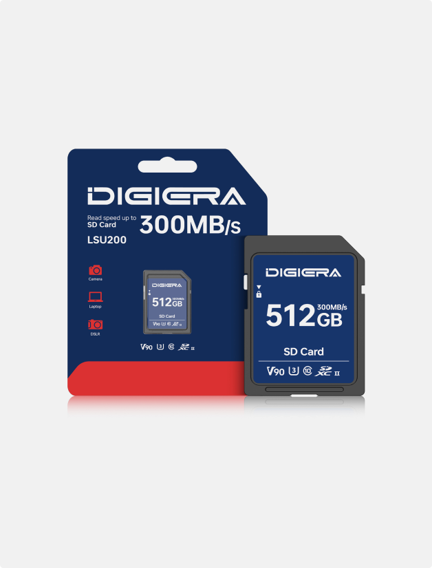 LSU200 SDXC™/SDHC™ UHS-II SD Card