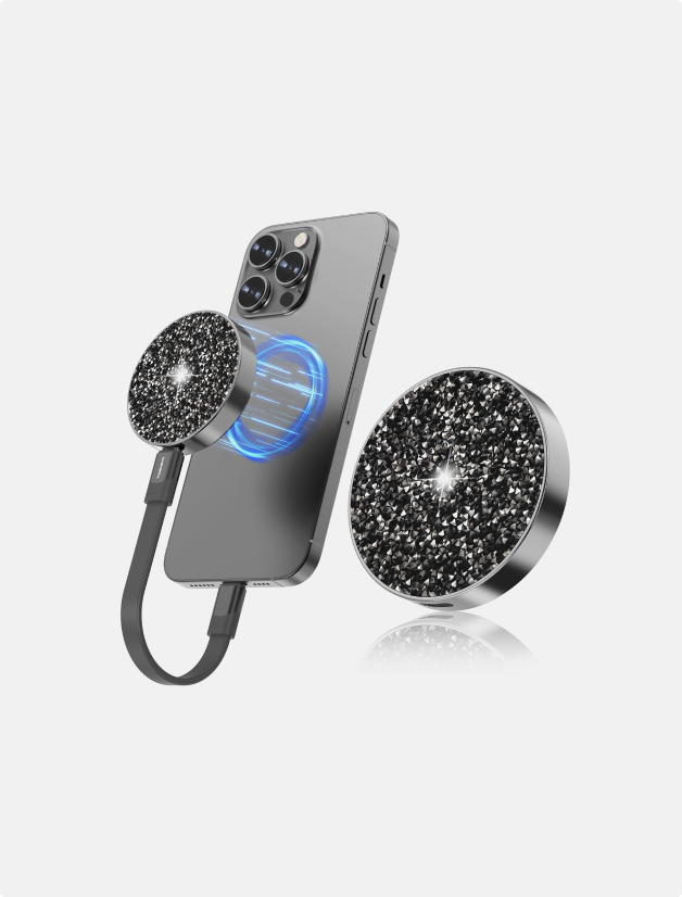 Diamond Encrusted Magnetic Portable SSD