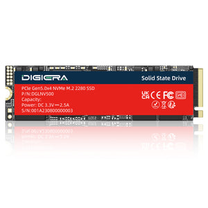 LNV500 NVMe SSD for Gaming – PCIe Gen 5.0x4 M.2 2280