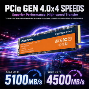 LNV480 NVMe SSD for Gaming – PCIe Gen 4.0x4 M.2 2280