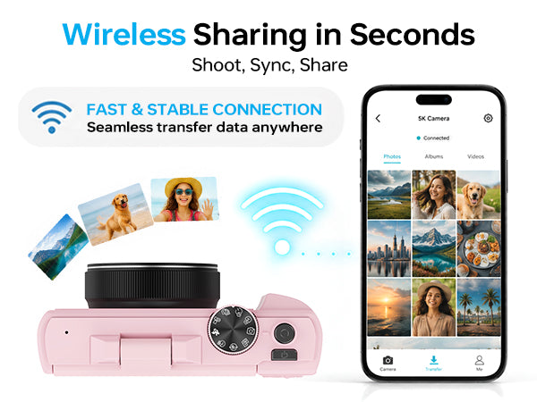 Child holding compact 4K camera for beginners