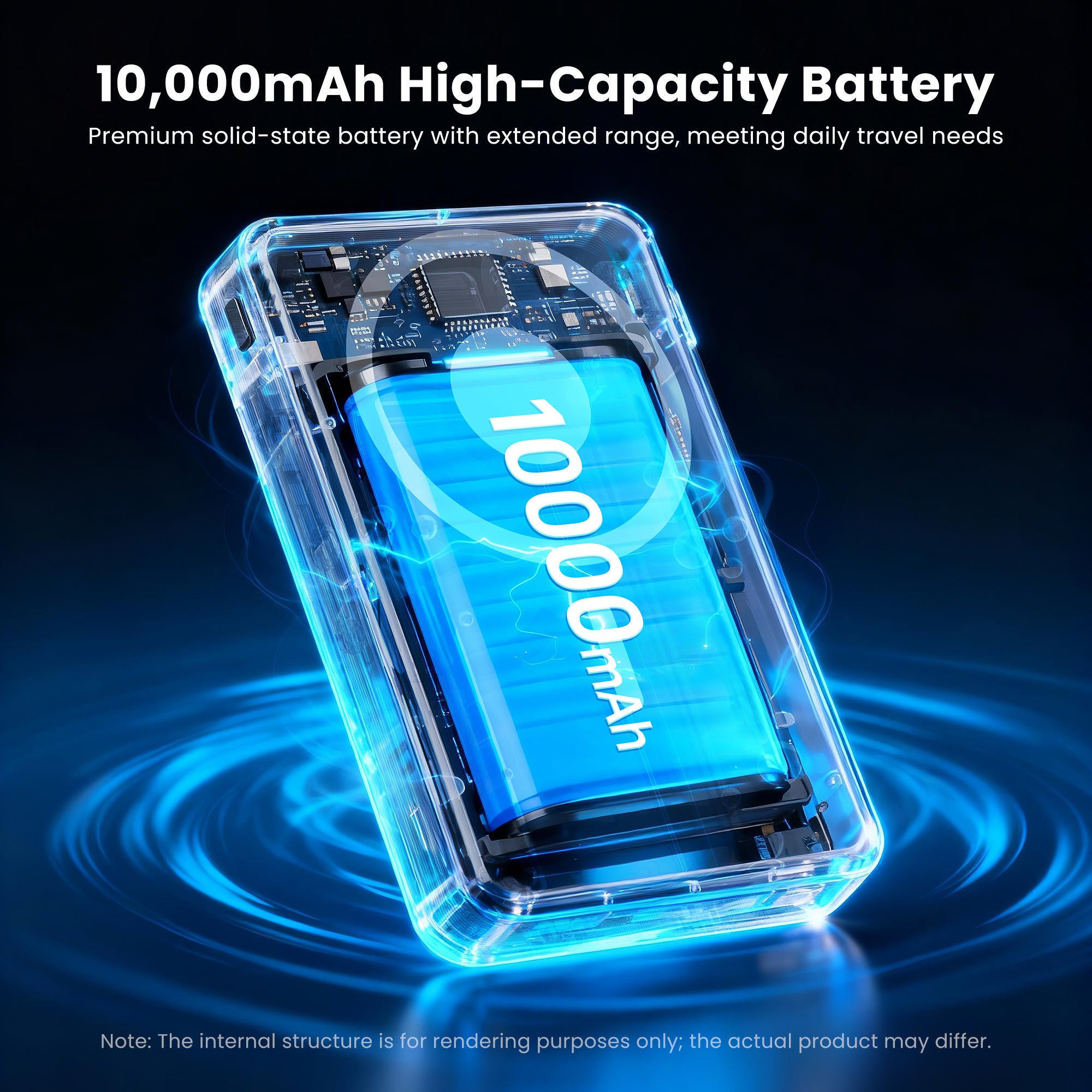 Digiera 10000mAh MagSafe Wireless Power Bank with LED Display, Includes Dual USB-C and Lightning Cables and a Phone Stand, Compatible with iPhone 17/16/15/14/13/12 Series